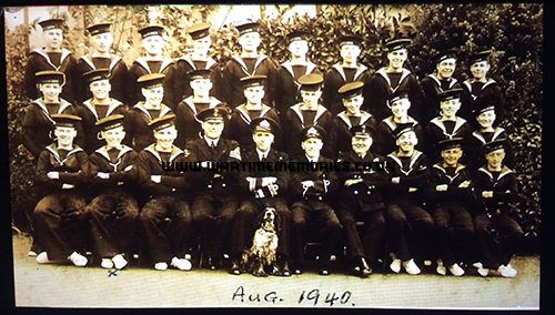 Frederick Caunter, bottom row 2nd right, HMS St George